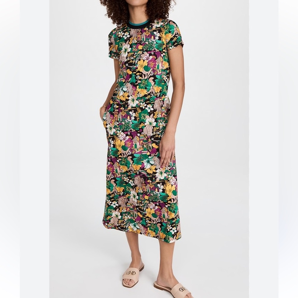 Floral Print Midi Dress